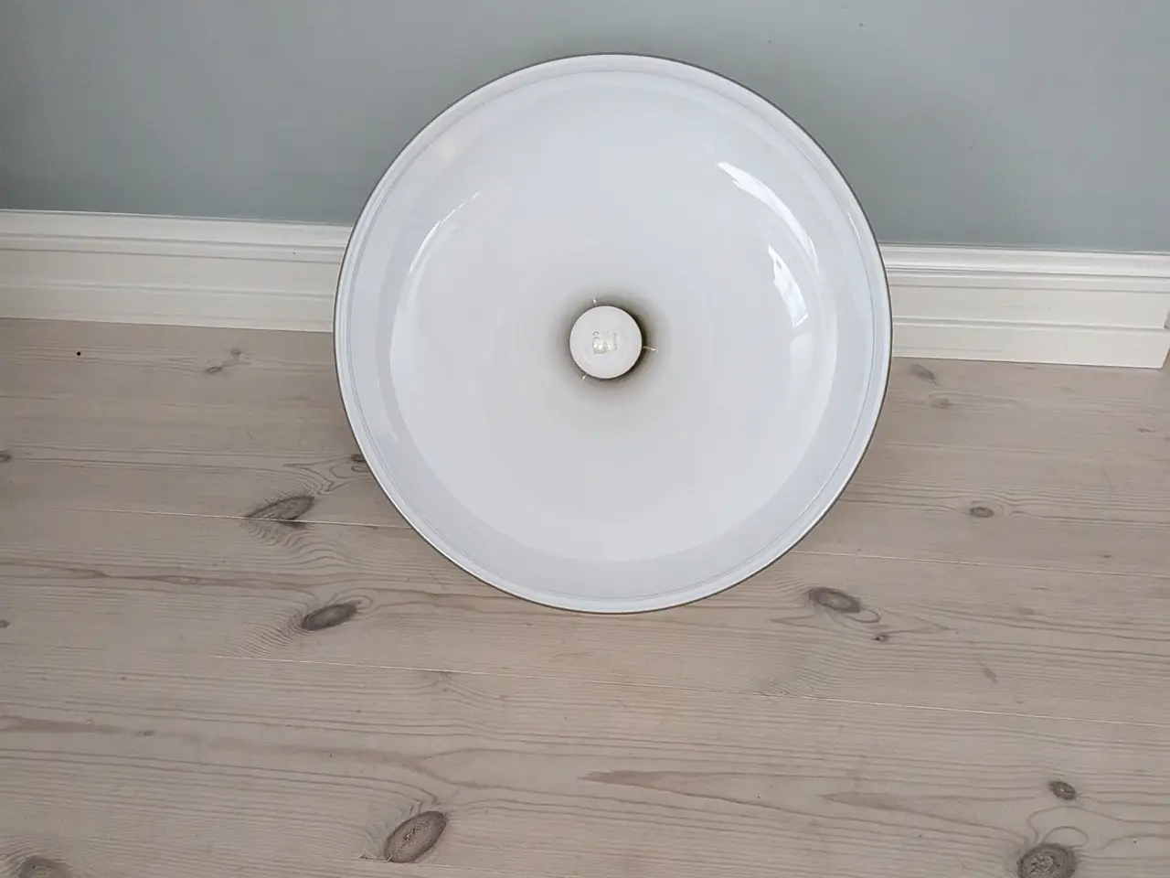 Billede 3 - Holmegaard hvid Mandarin pendel loftlampe