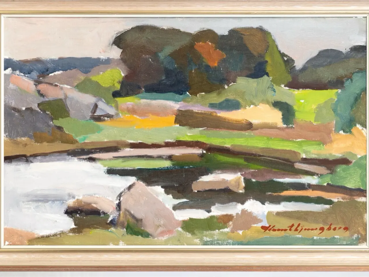 Billede 1 - Bornholmermaleri, bornholmsk maler, knut Ljungberg