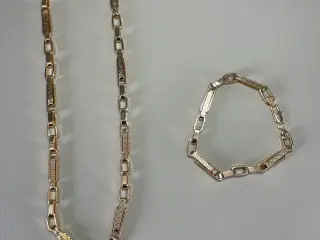 Goldfilled Versace sæt
