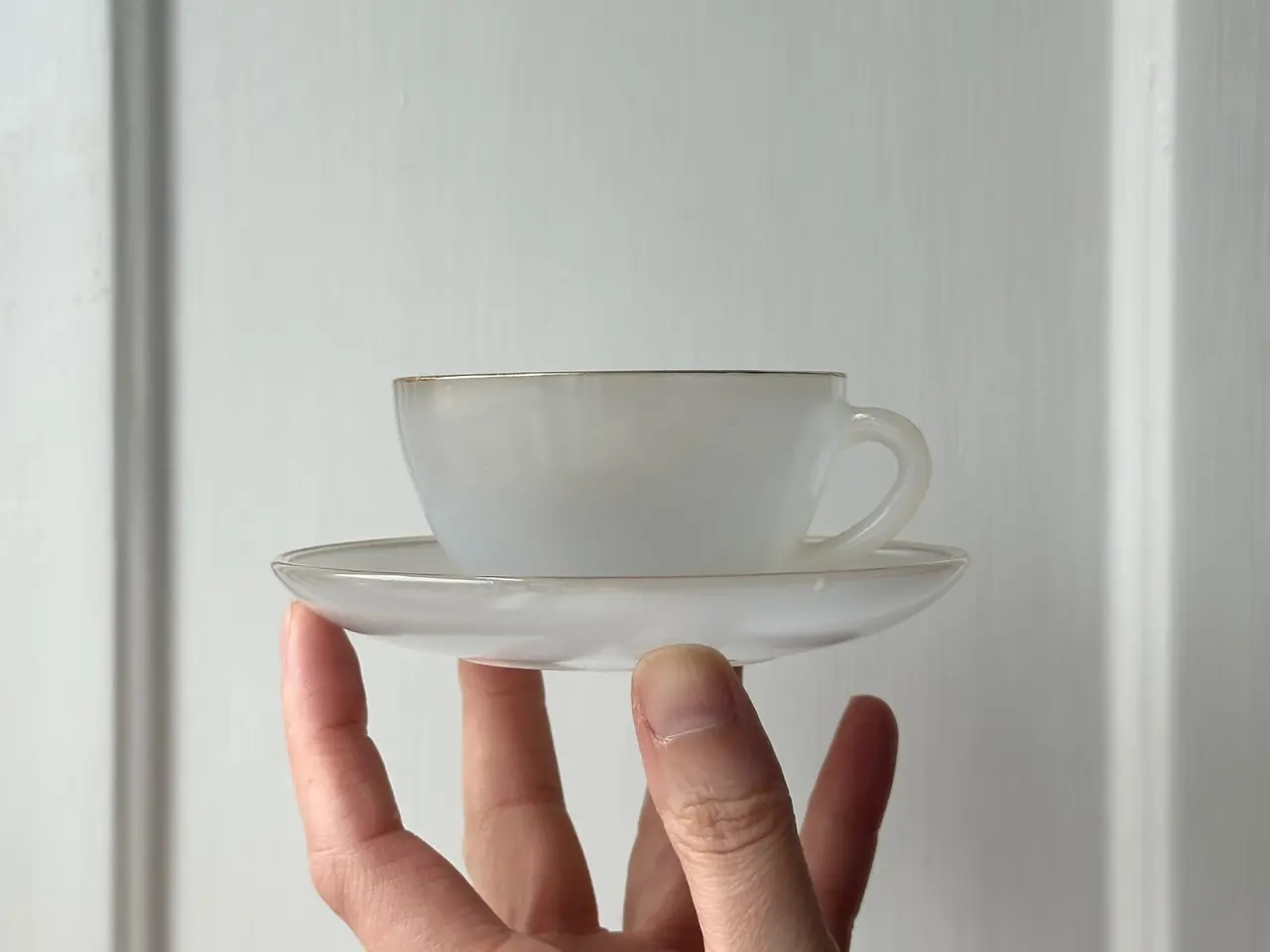 Billede 1 - Arcopal espressokop m underkop, grå