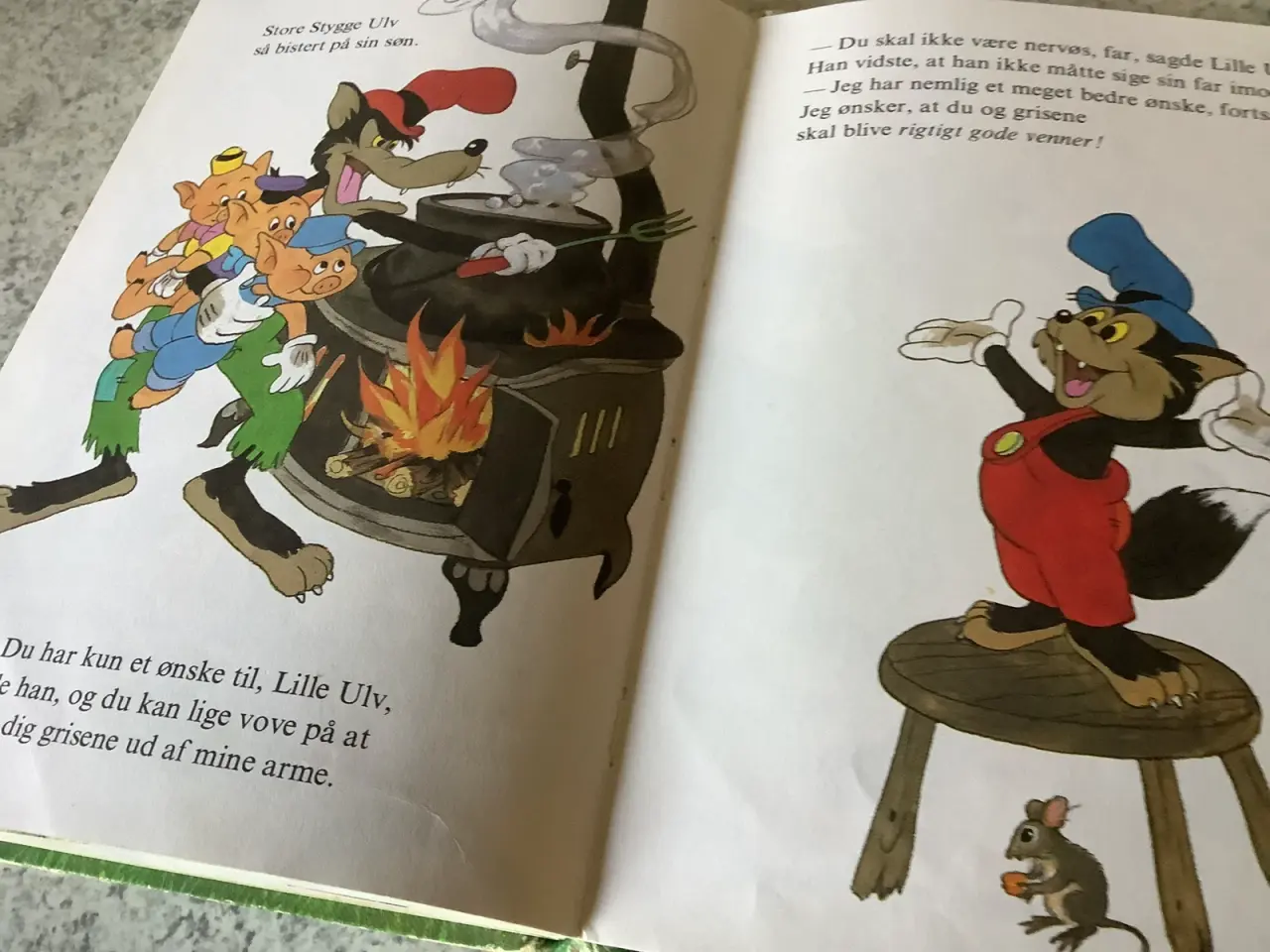 Billede 4 - Disney Lille ulv og de tre ønsker (Anders Ands bog
