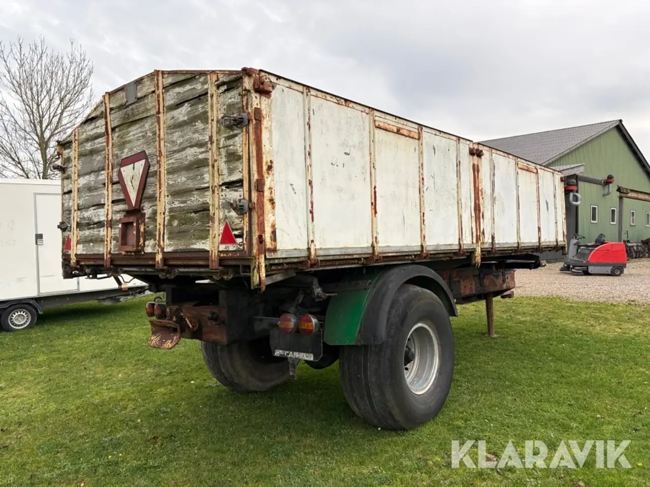 Billede 3 - Brugt traktor tipvogn med bredde hjul
