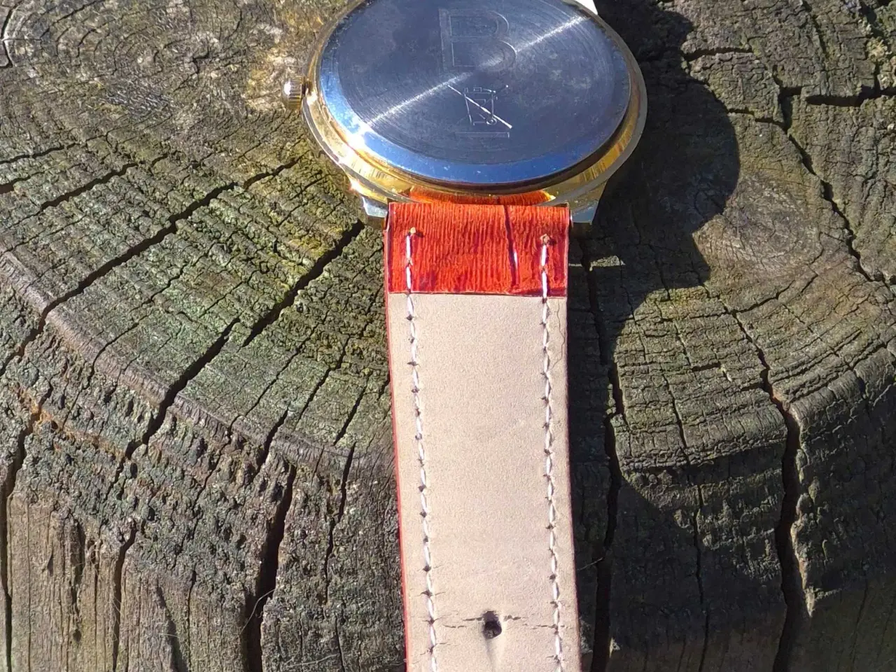 Billede 5 - Armbåndsur med næsten ny lækker og tyk rem