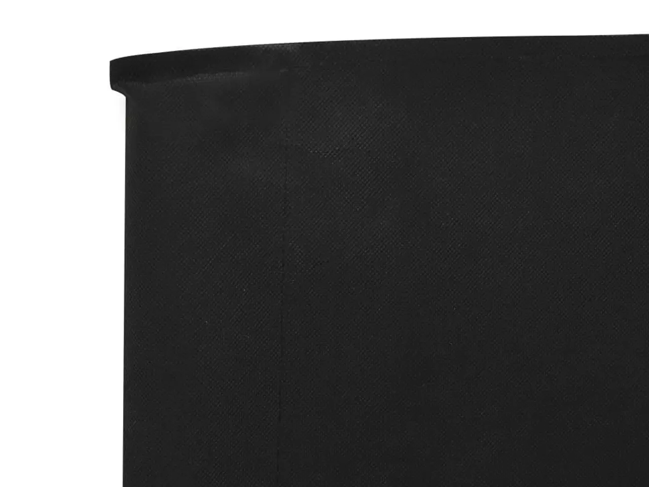 Billede 4 - 5-panels læsejl 600x160 cm stof sort