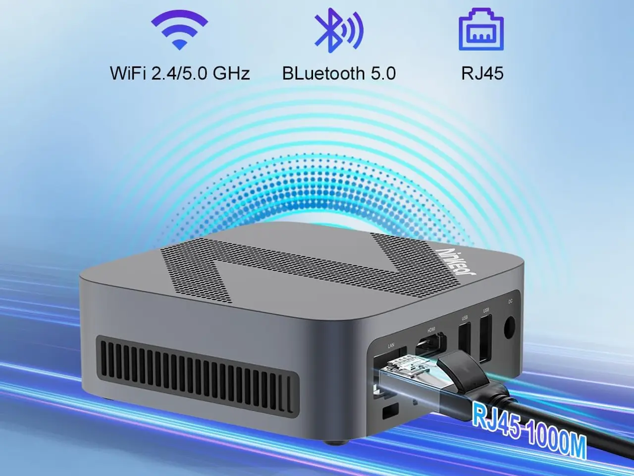 Billede 4 - Mini PC Intel CPU N150 - 16GB DDR4 Ram - 512GB HD.