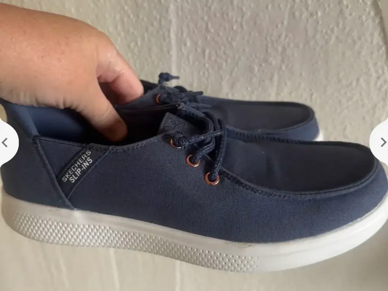 Billede 1 - Næsten nye skechers slip In sko