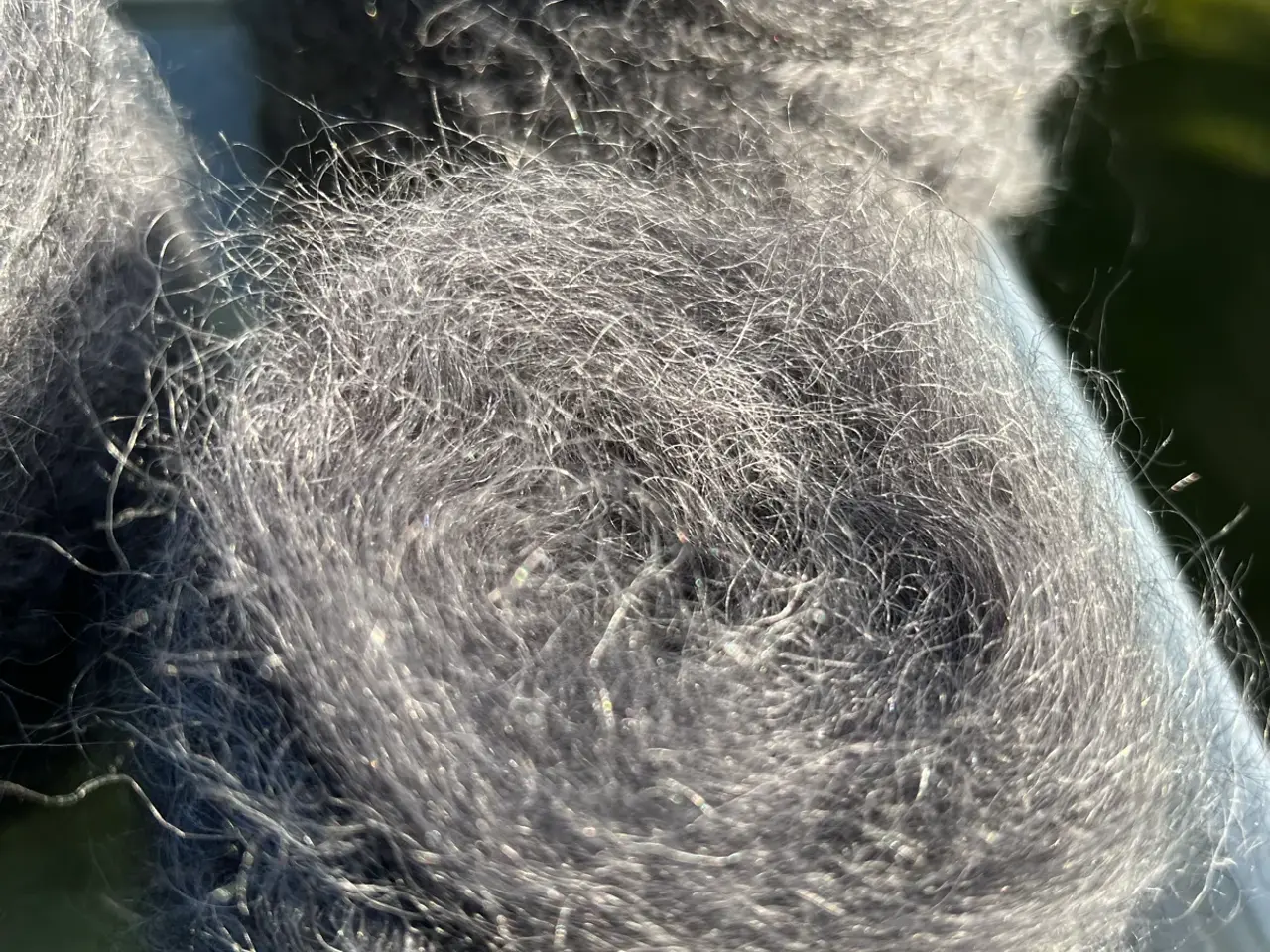Billede 2 - Italiensk garn - Mohair / Silke - Grå - 268 gram