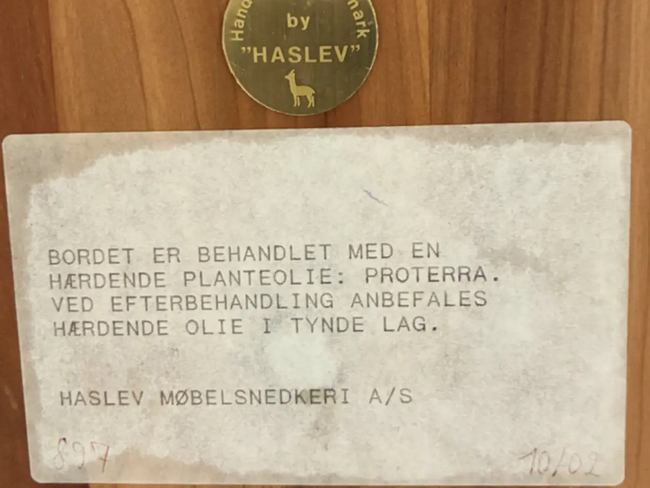 Billede 11 - Haslev spisebord (Model 897) m. udtræk - 6 stole
