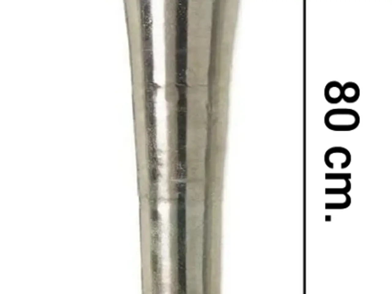 Billede 2 - 2 Stk. Stor Sølv Gulv Vase H 80 cm.
