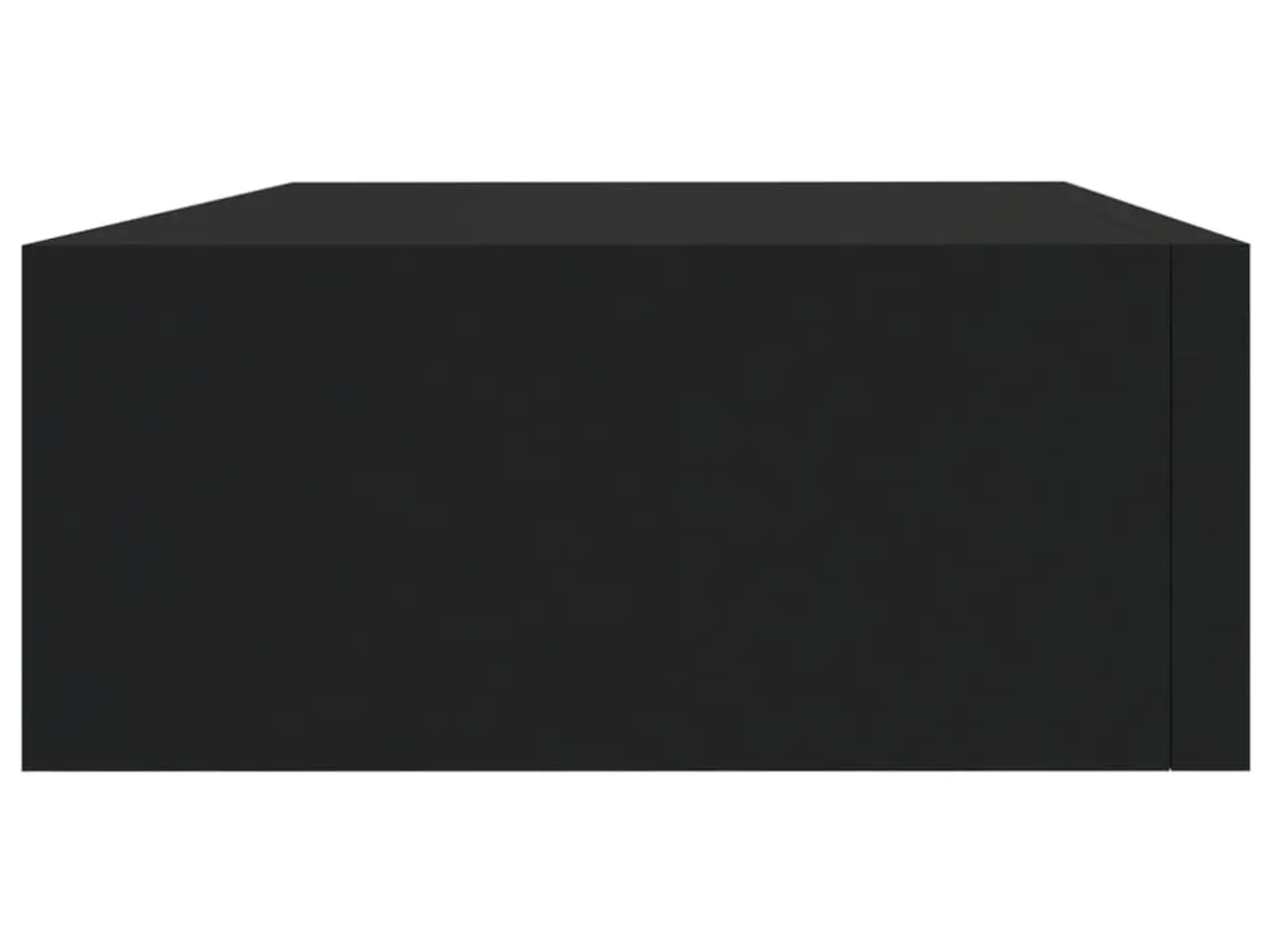 Billede 6 - Væghylder med skuffer 2 stk. 40x23,5x10 cm MDF sort