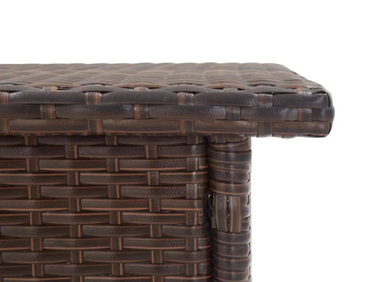Billede 3 - Tebord 50 x 50 x 47 cm polyrattan brun