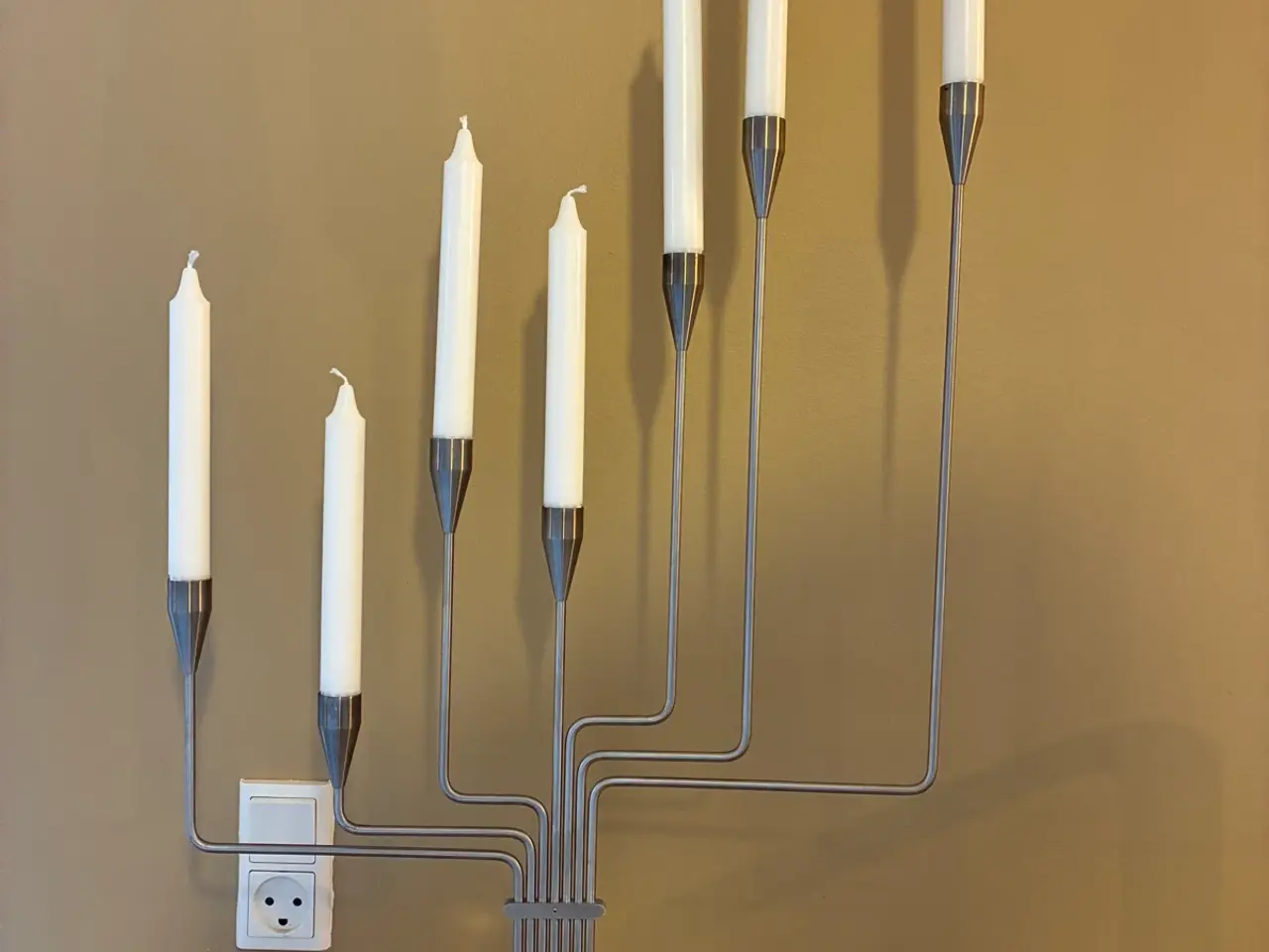 Billede 2 - Piet Hein Karlsvognen lysestage – dansk design