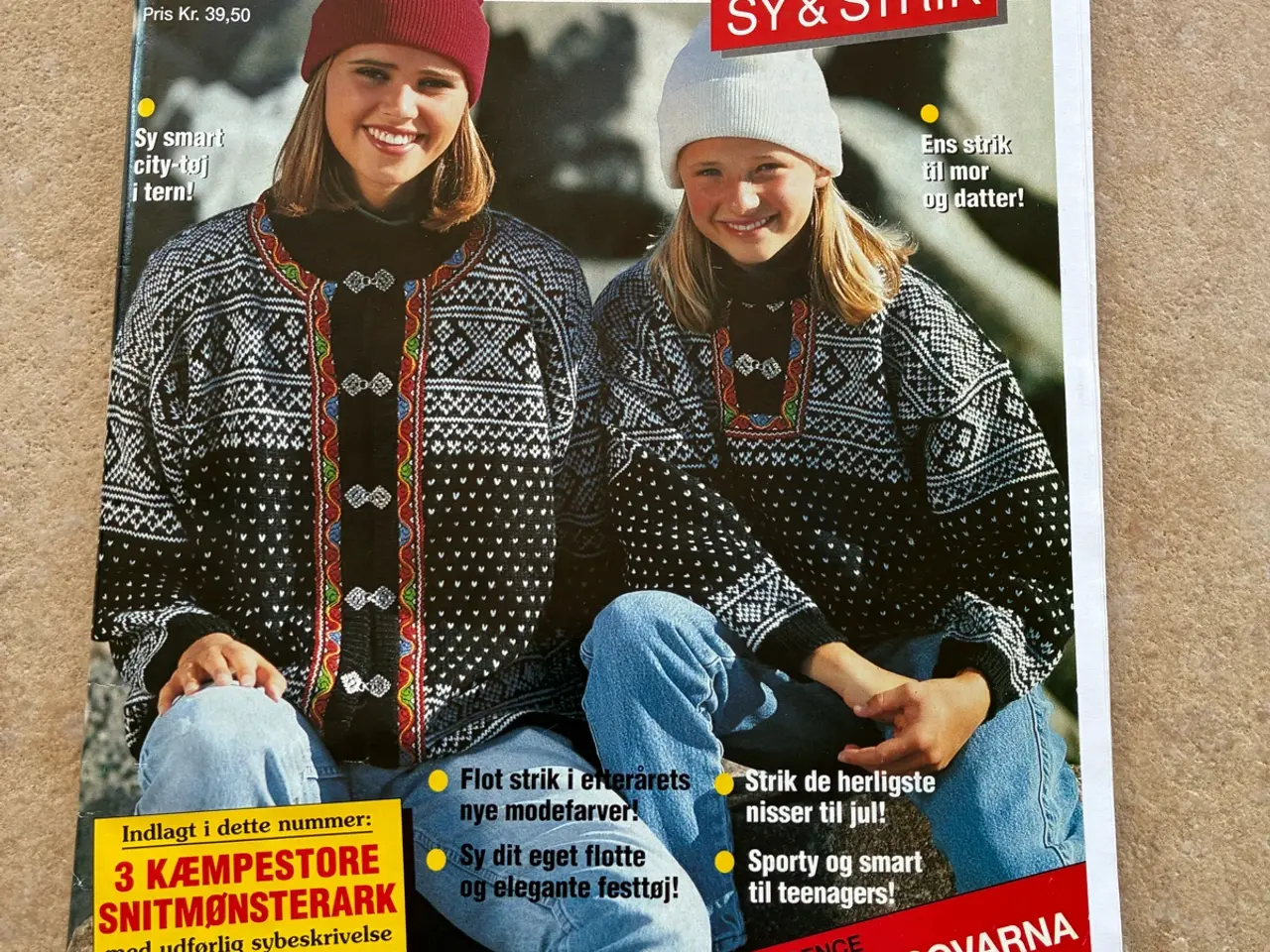 Billede 1 - Ingelise sy & strik blad 1995