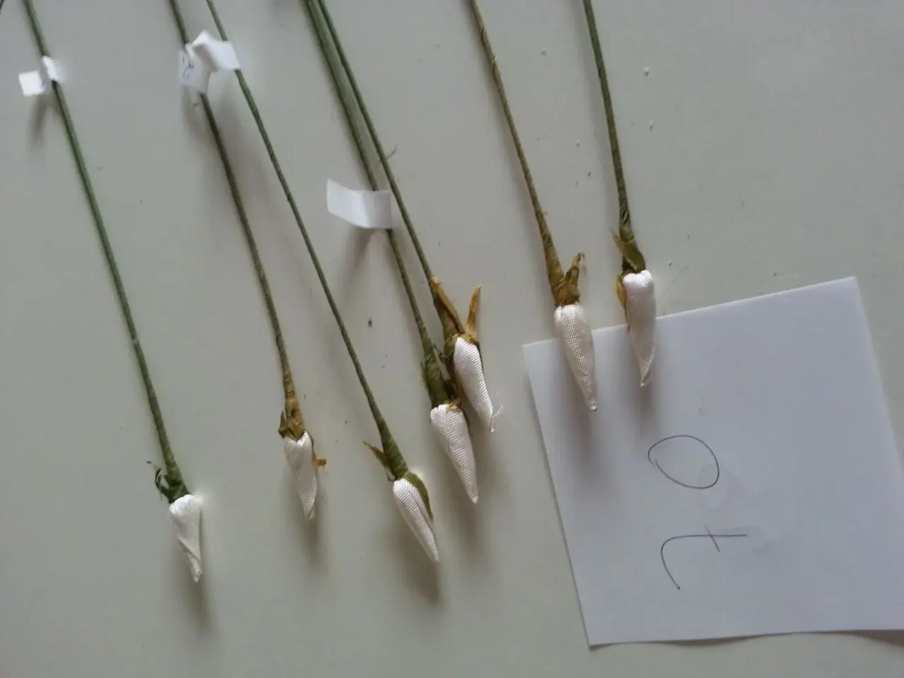 Billede 7 - Blandet kunstige blomster stilke