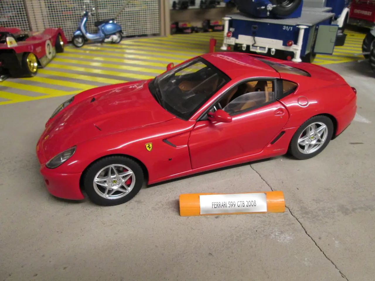 Billede 1 - Modelbil Ferrari 599 GTB Hot Wheels Elite 1:18
