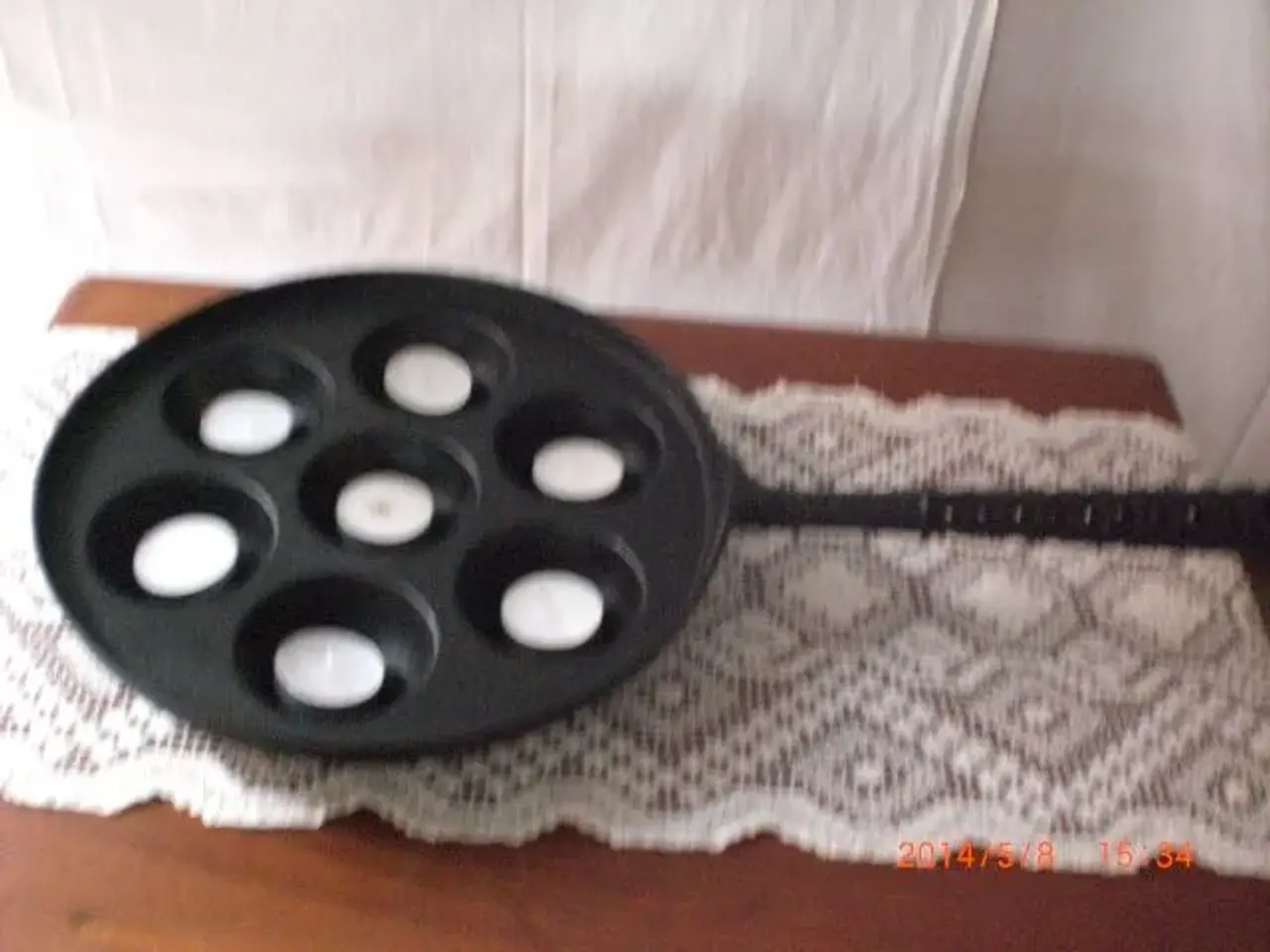 Billede 1 - Antik æbleskivepande