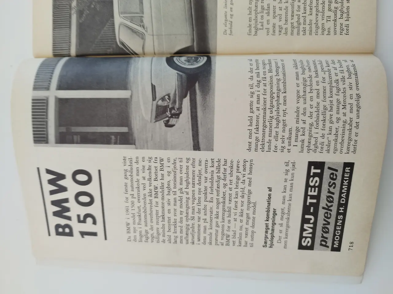 Billede 11 - BMW 1500. Hæfte Skandinavisk Motor Journal 