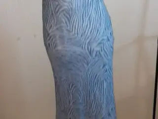 Maxi i "blå Zebra"F.Debenhams(gulv lang)/ Str: 40