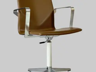 Four Design 4-Cast XL Stol – Mørkebrun med Krom Stel