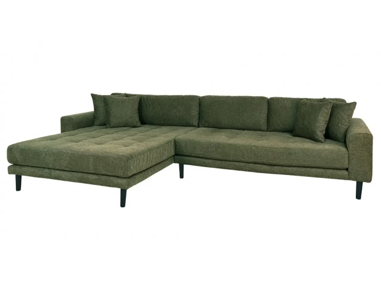 Billede 2 - Lido - Venstrevendt Chaiselongsofa - Grøn stof