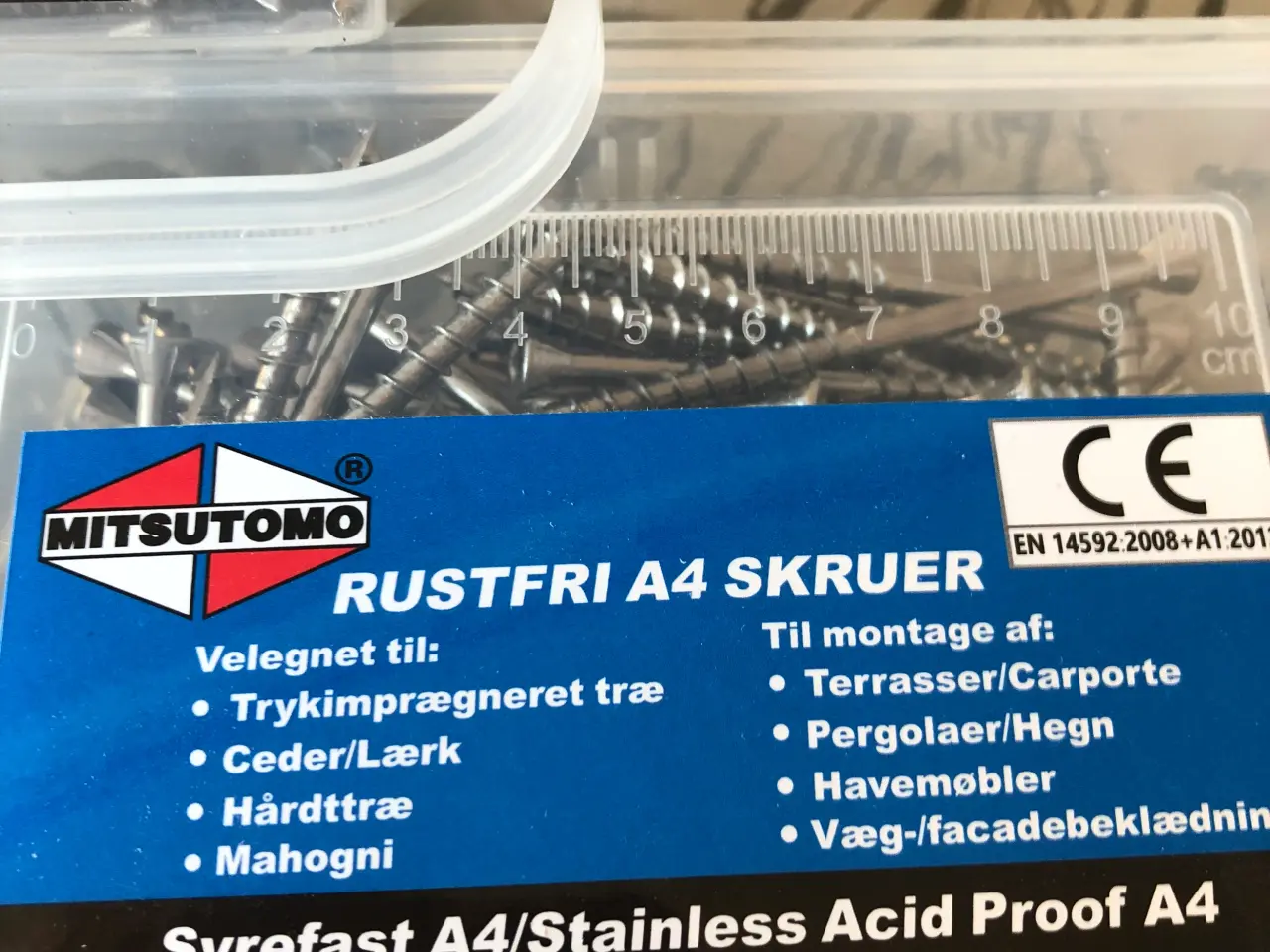 Billede 3 - RUSTFRIE A4 skruer