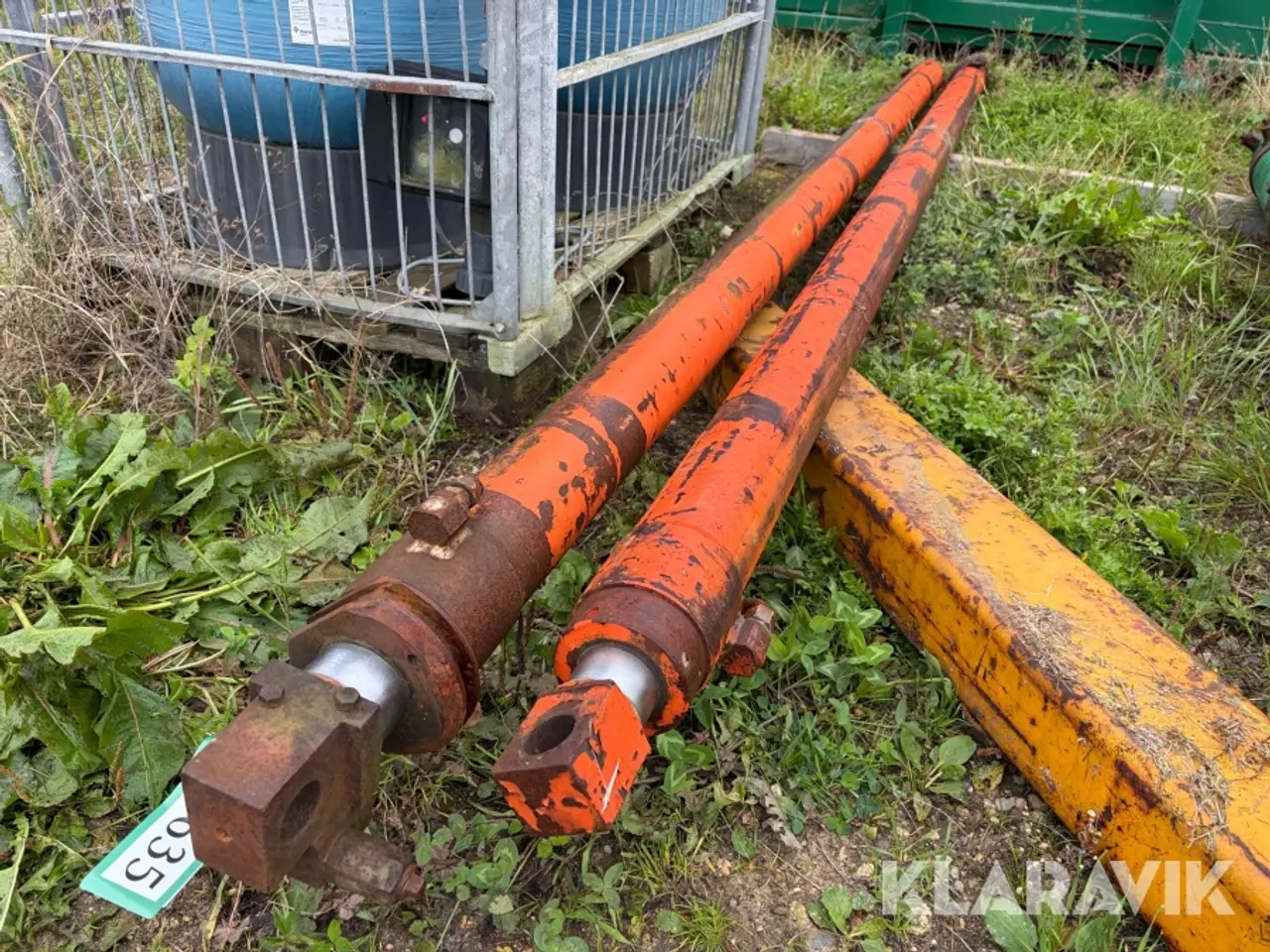 Billede 2 - Hydraulikcylindre dobbeltvirkende - 2 styk