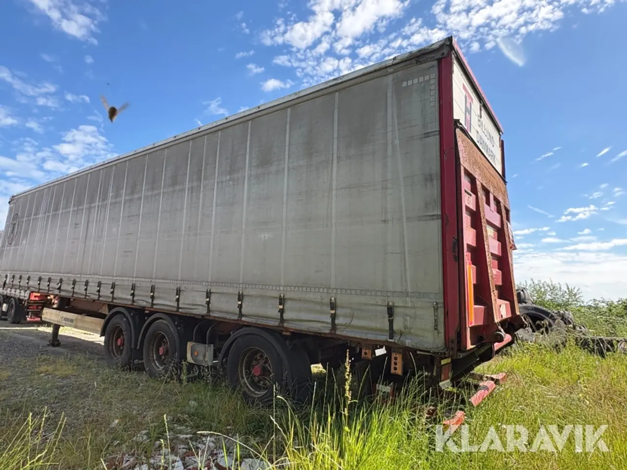 Billede 5 - Trailer Krone SD med presseningsopbygning