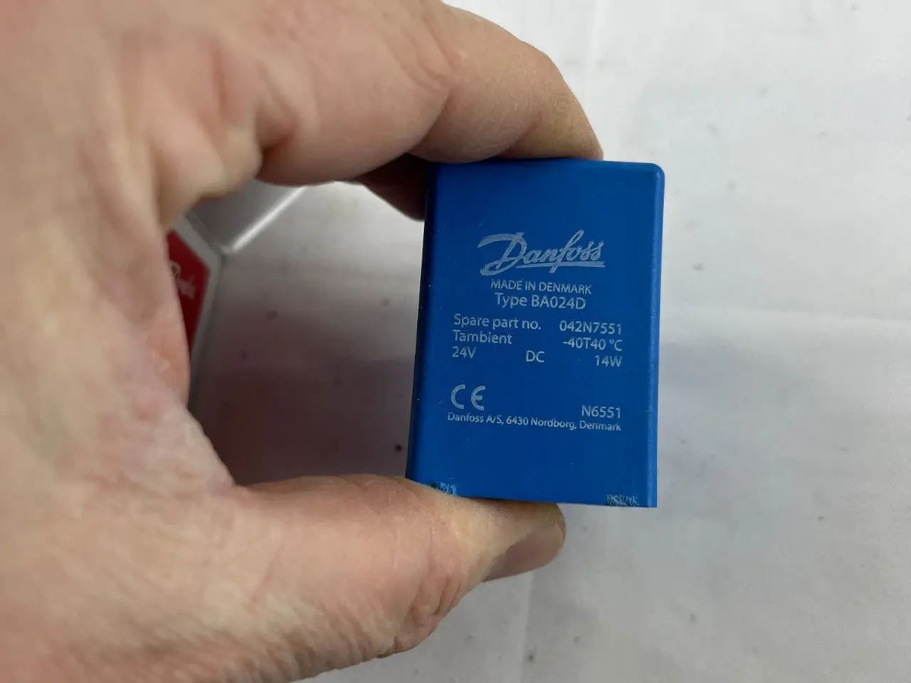 Billede 6 - Danfoss 042N7551 Solenoid Coil 24V DC 14W BA024D