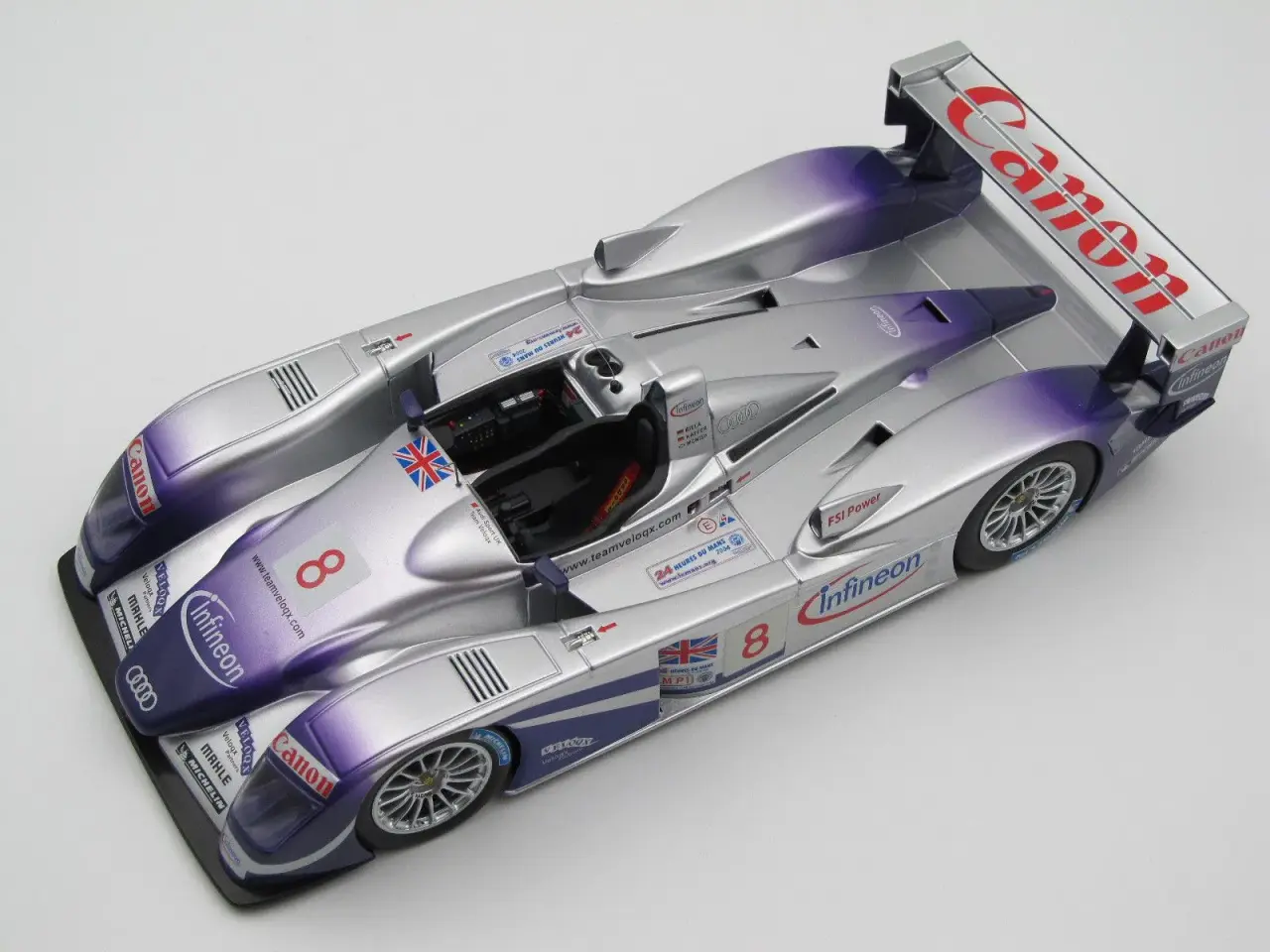 Billede 6 - Audi R8 Infineon,#8 Team "Veloqx" 1:18