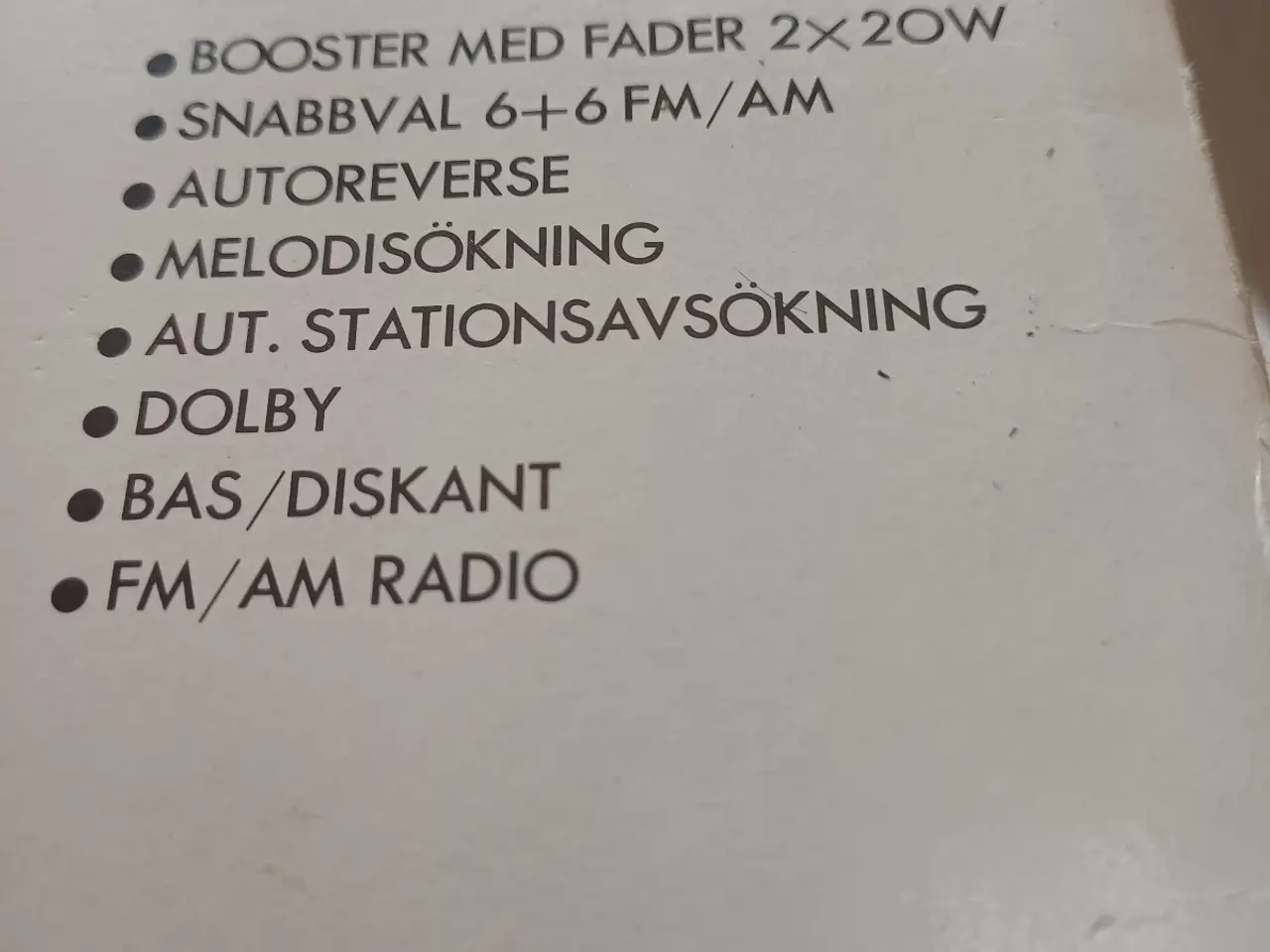 Billede 3 - Bilstereo med kasetteafspiller. Ny