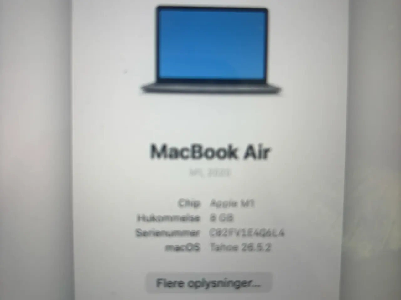 Billede 2 - MacBook Air defekt skærm