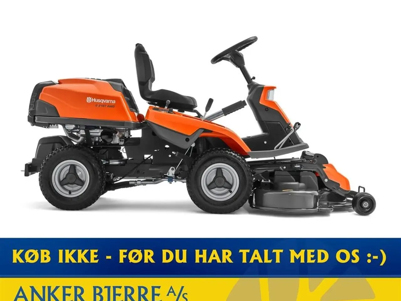 Billede 1 - Husqvarna R 216T AWD NY MODEL Inkl. 103 cm klippebord/ klippeaggregat