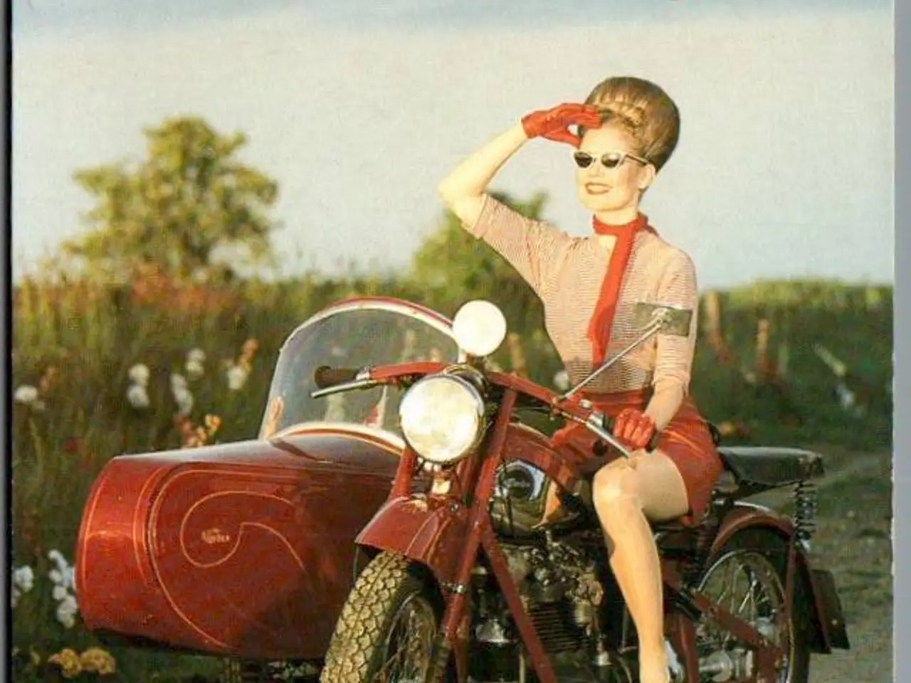 Billede 1 - Summertime - Motorcykel - Postkort - Brugt