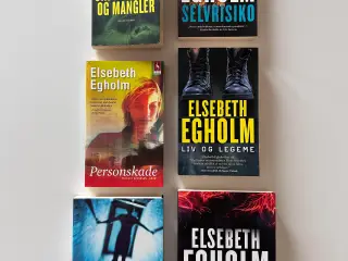 Elsebeth Egholm bog, 6 titler - NYE!