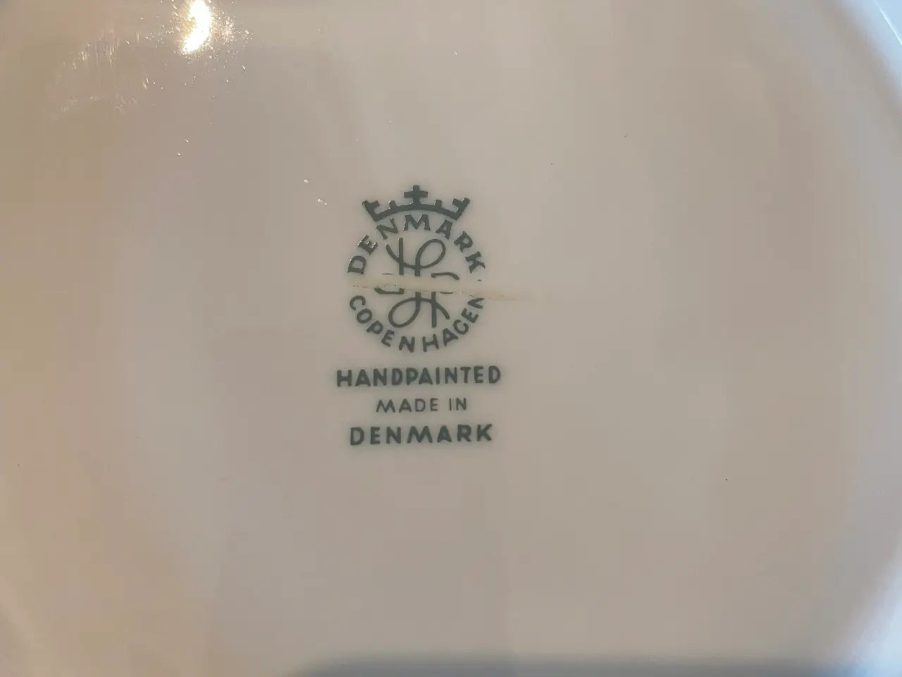 Billede 2 - Lyngby Fad med Tømrer Svend 22 cm. i diam.