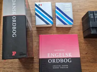 ord bøger fransk engelsk tysk dansk
