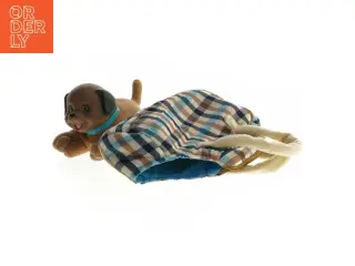 Ternet børne taske med bamse (str. 15 cm)