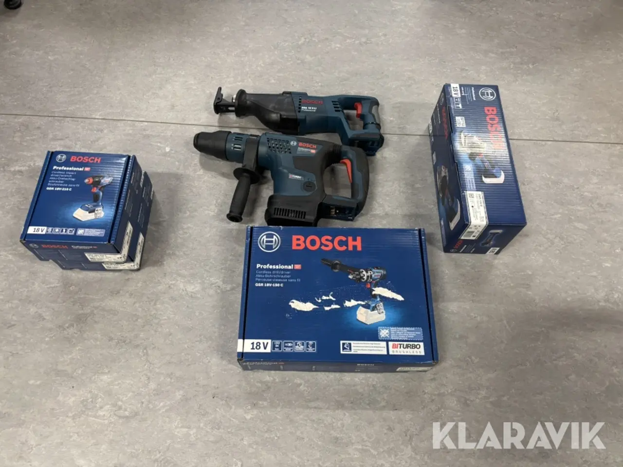 Billede 1 - Akku værktøj blandet lot Bosch 6 styk