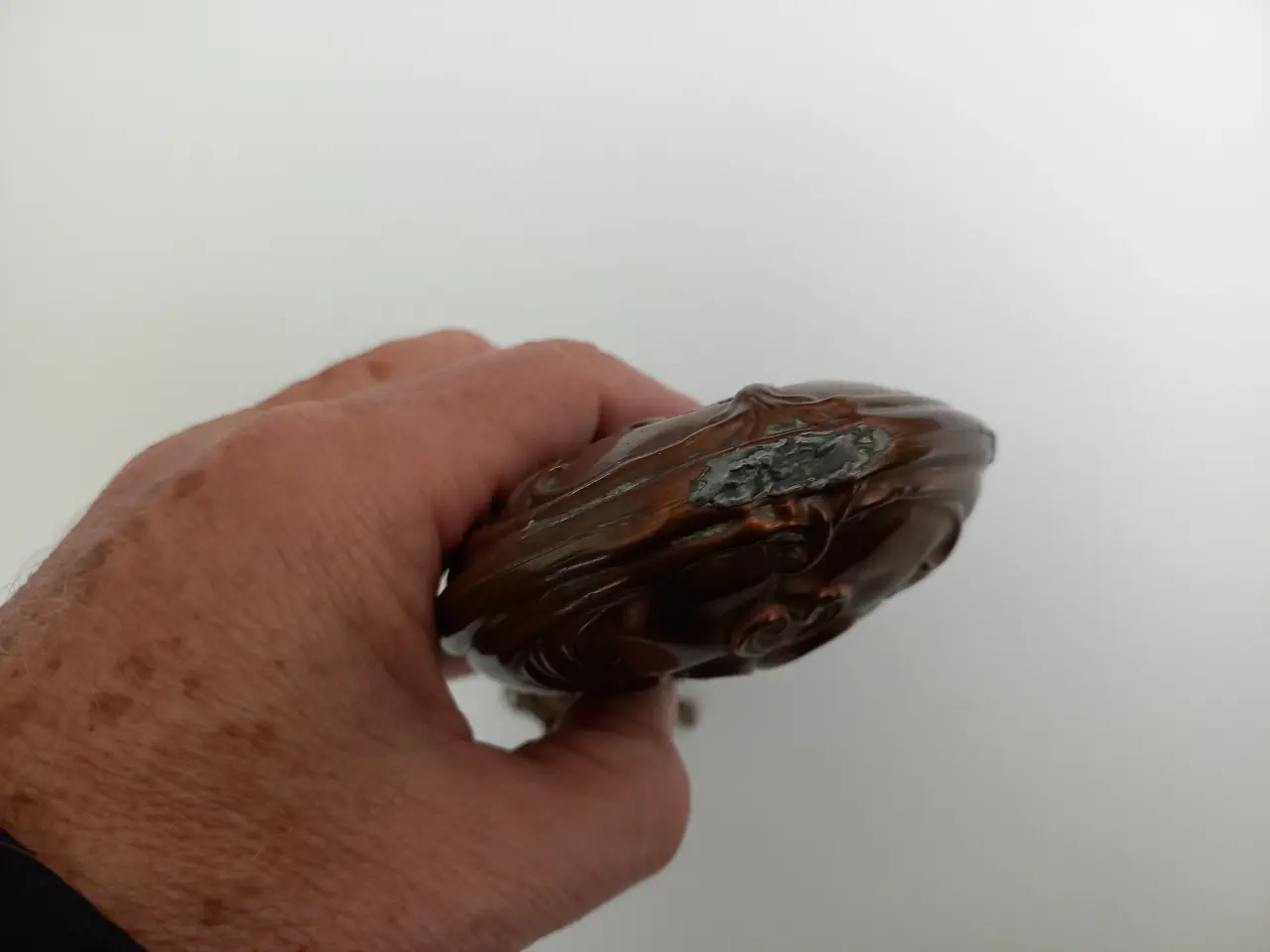 Billede 5 - Krudthorn i messing og kobber