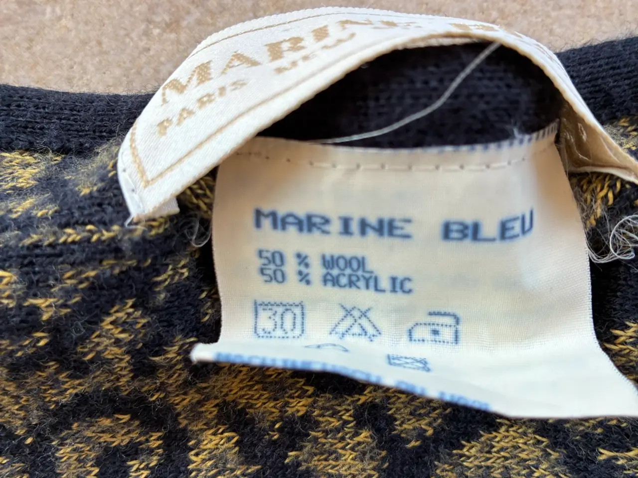 Billede 5 - Marine Bleu sjal.