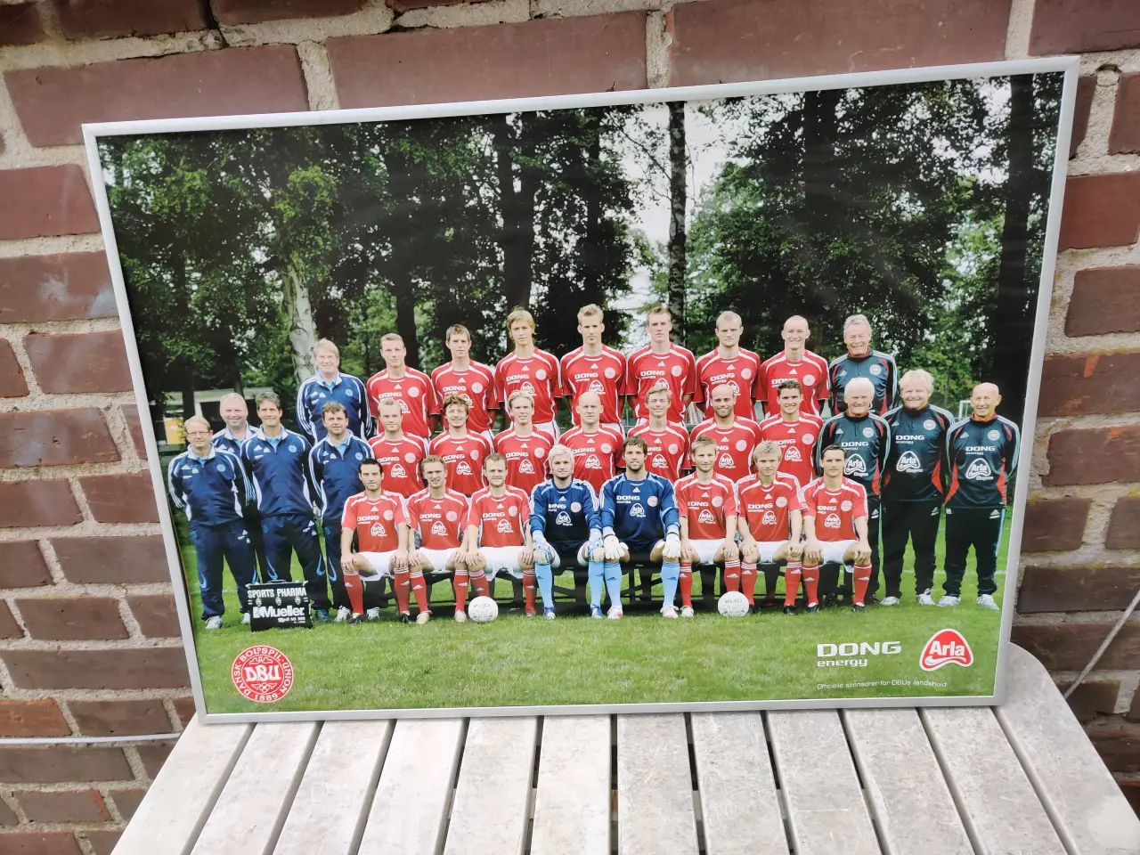 Billede 1 - Retroplakat fodboldlandsholdet