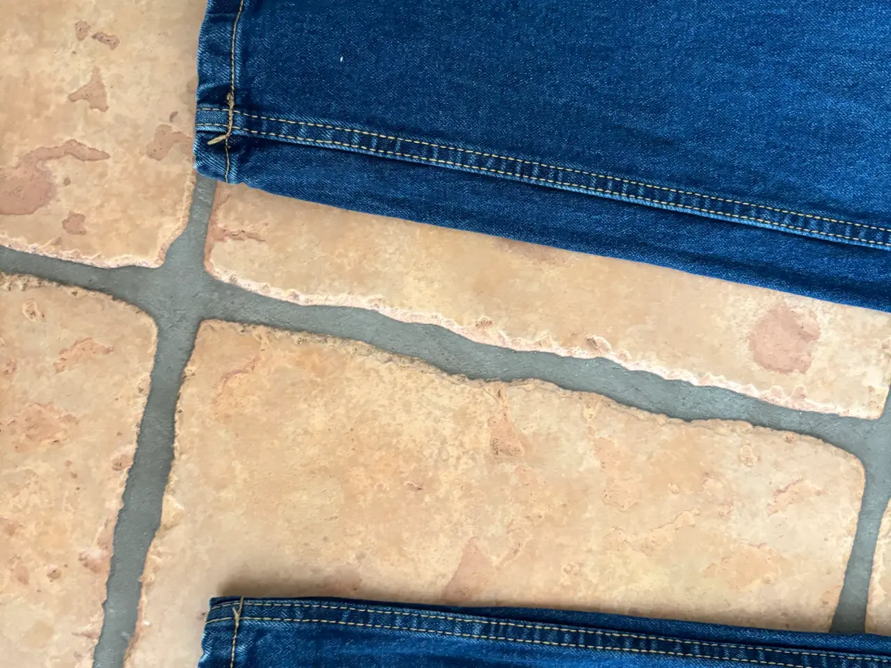 Billede 2 - Mono blå jeans til dreng str 164/ 14  bomuld