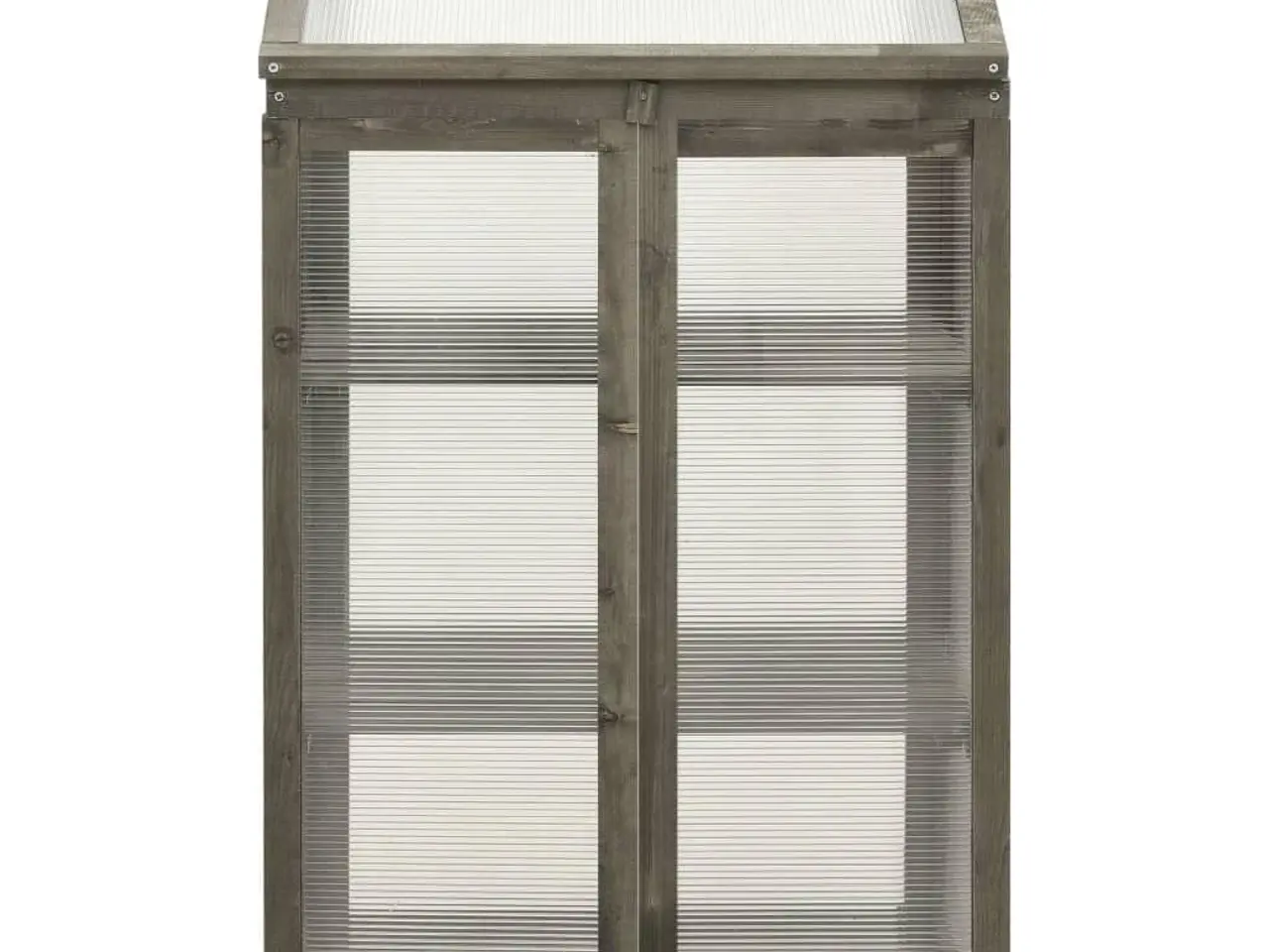 Billede 5 - Drivhus i træ 60 × 45 × 100 cm - massivt fyrretræ med PC-plader