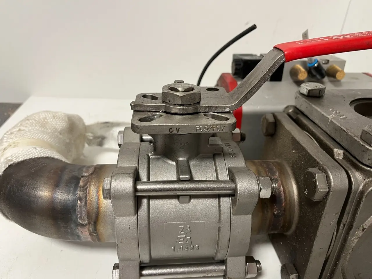 Billede 7 - END-Armaturen ZD311567 DN50 Ball ventil Pneumatic