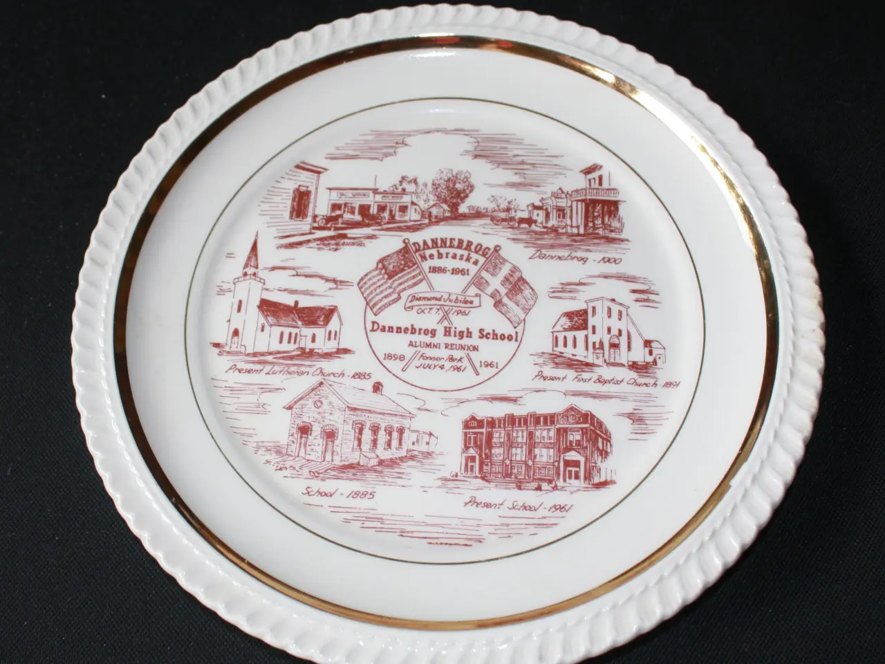 Billede 1 - Platte, "Dannebrog, Nebraska, 1886 - 1961"
