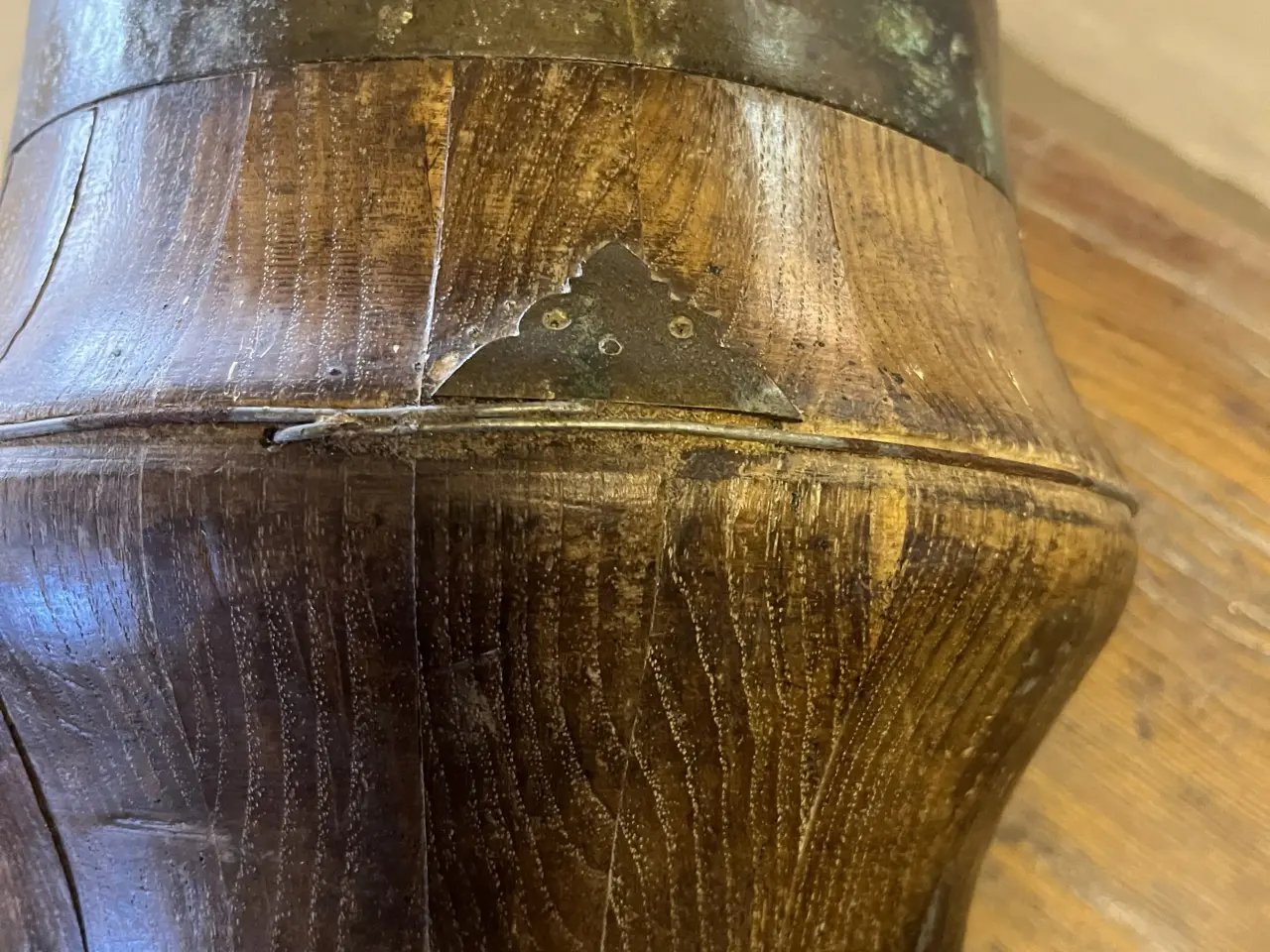 Billede 3 - Kina -antik trætønde ca. 150 år. gl.