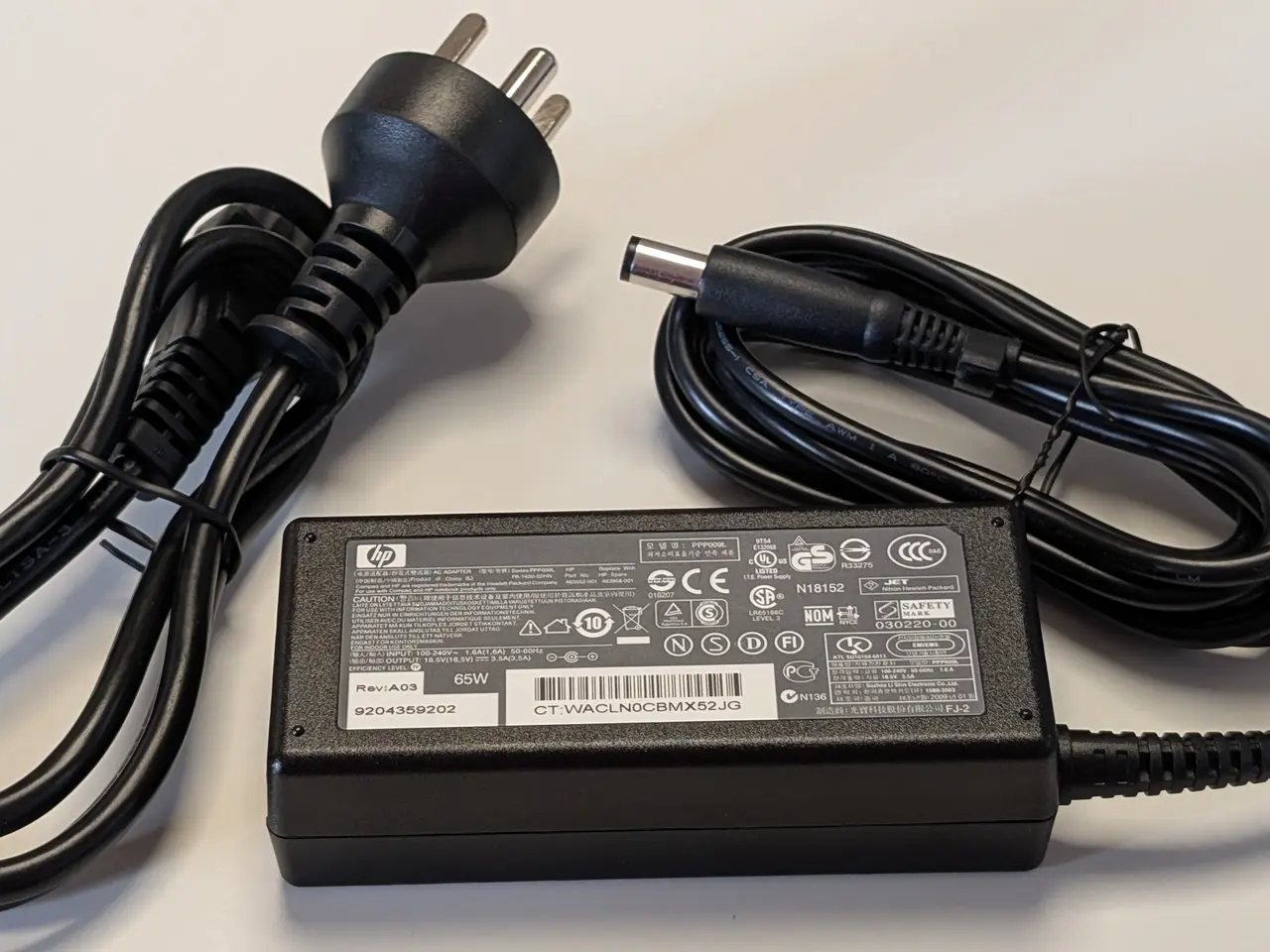 Billede 1 - HP 65W Strømforsyning – PPP009L