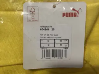 T-  Shirt gul og hvid 