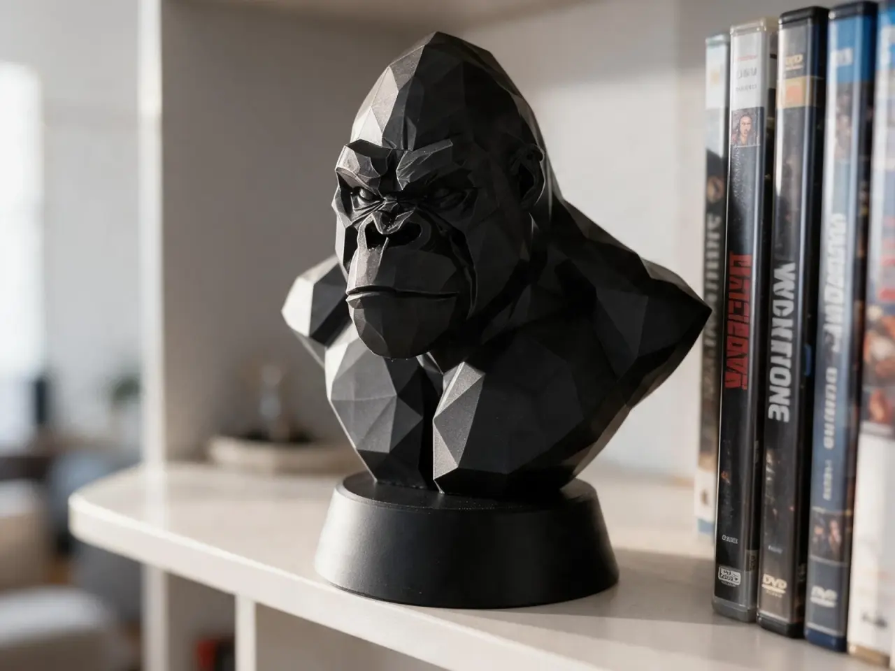 Billede 1 - Moderne sort gorilla buste