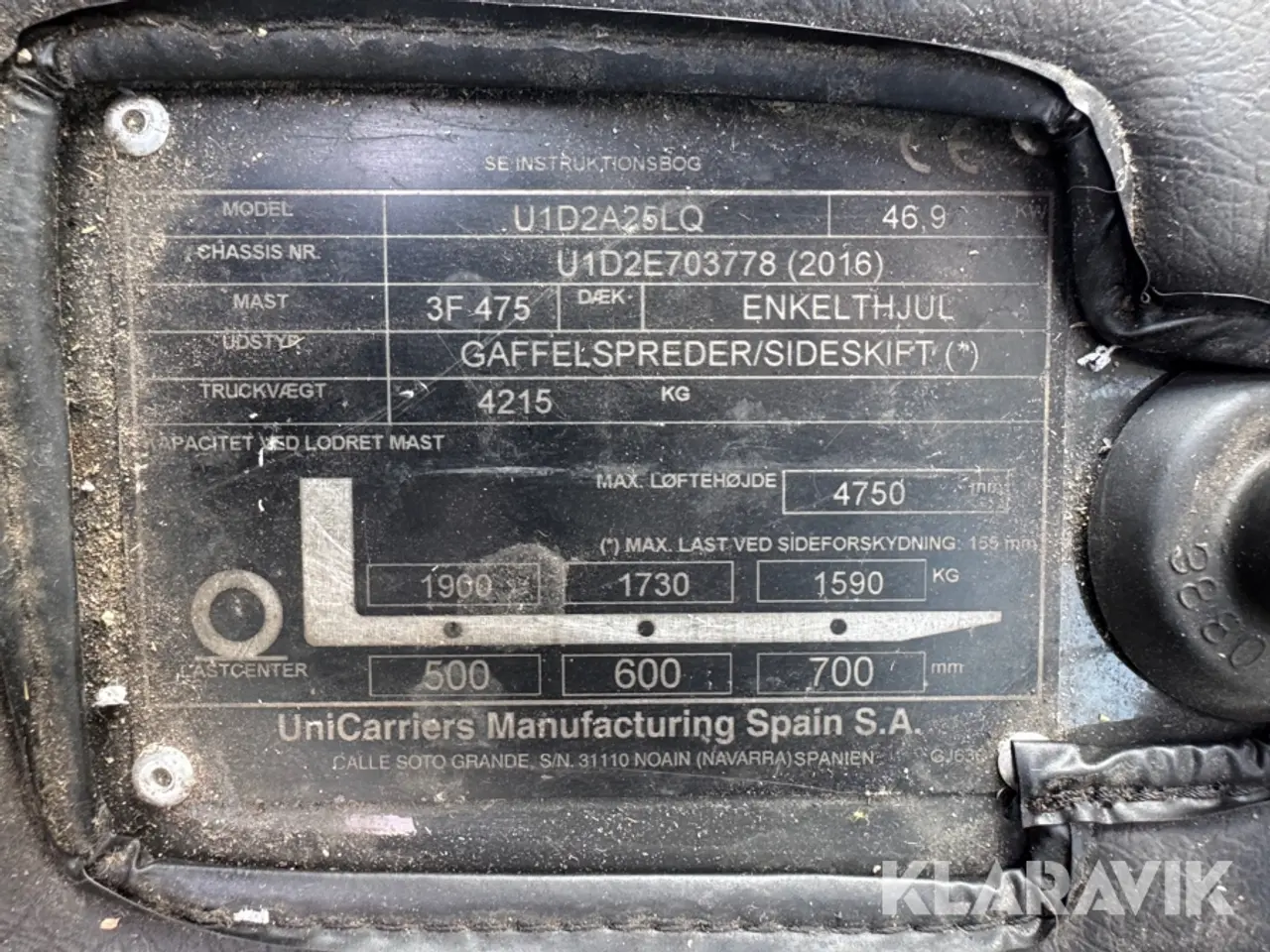 Billede 6 - Truck Uni Carriers BM 0199 U1D2A25OL